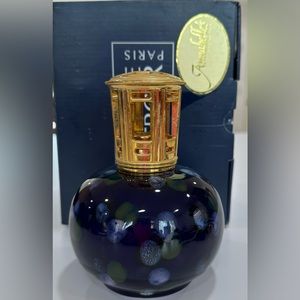 Lampe Berger blue ceramic with gold